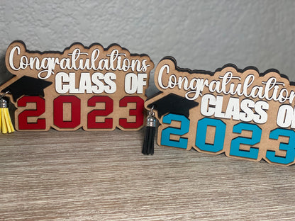 2023 Graduation Money Holder - High School Graduation Gift - Two Tier Money Holder for Graduation Party - Gift for High School Graduate