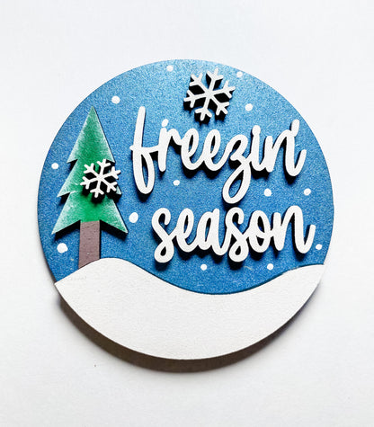 Seasonal Interchangeable Circle Inserts for Candy/Cookie Jar Lids